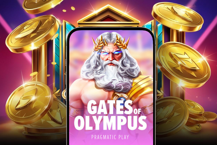 Gates of Olympus slot on a phone