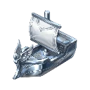 Silver ship